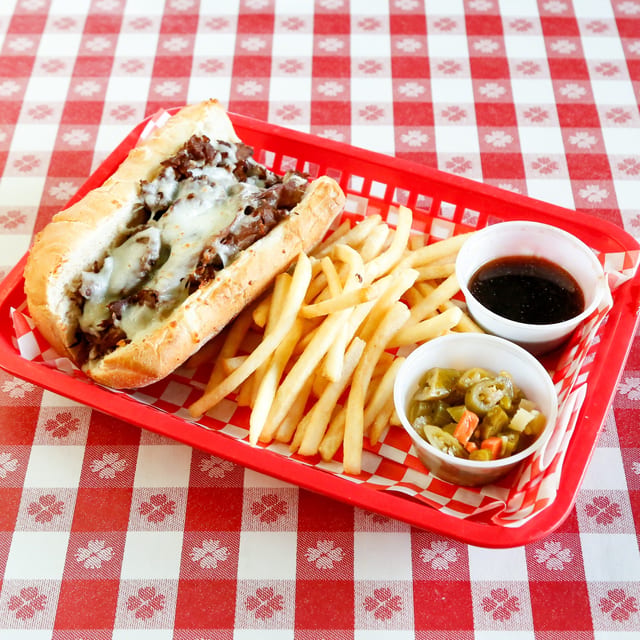 Italian Beef Sandwich.