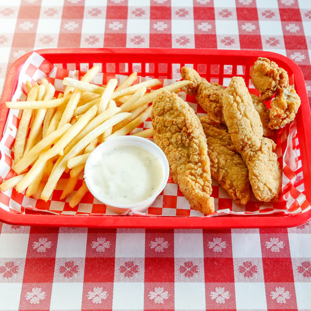 Chicken Tenders & Fries.